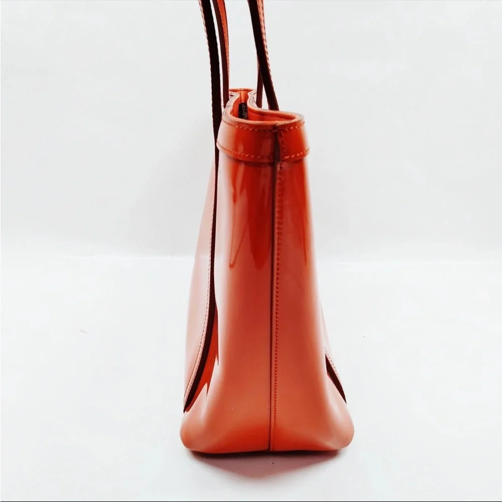 Dolce & Gabbana Orange Patent Leather Tote